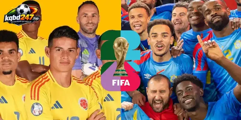 Kèo Nhà Cái Colombia vs CH Congo - Bảng K World Cup 06h30 24/06/2026 5 Cập nhật kèo nhà cái trận giữa Colombia vs CH Congo