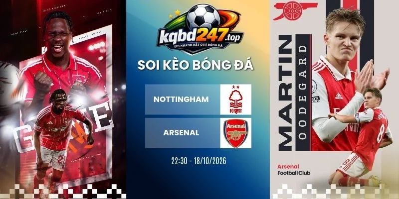 ty le keo nottingham forest vs arsenal nha 18 10 2026